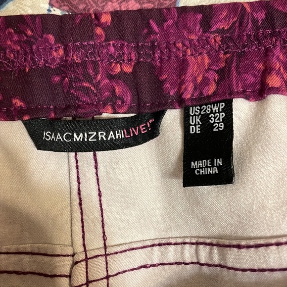 28WP pull on pants with elastic waist in back by Isaac Mizrahi Live - Picture 2 of 7